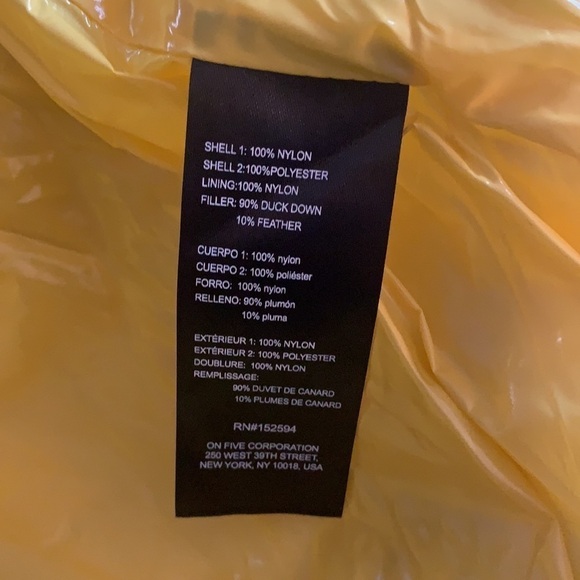 Body Glove WOMEN'S HOODED DOWN PARKA COAT YELLOW BLACK SIZE XL MSRP $350 - Picture 12 of 14